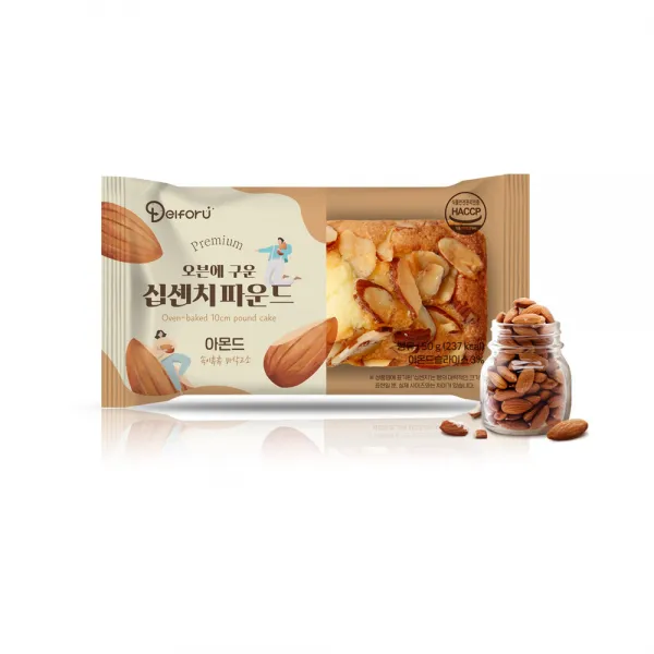 델포유 오븐에 구운 십센치 파운드 아몬드, 50g, 15개