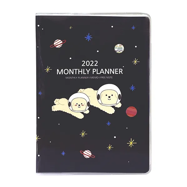 쁘숑앤포숑 2022 먼슬리 플래너, 스페이스