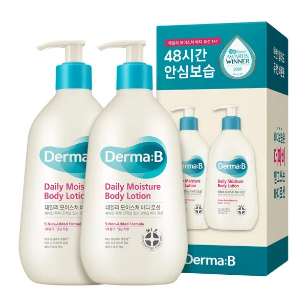 더마비 데일리 모이스처 바디로션, 2개, 400ml
