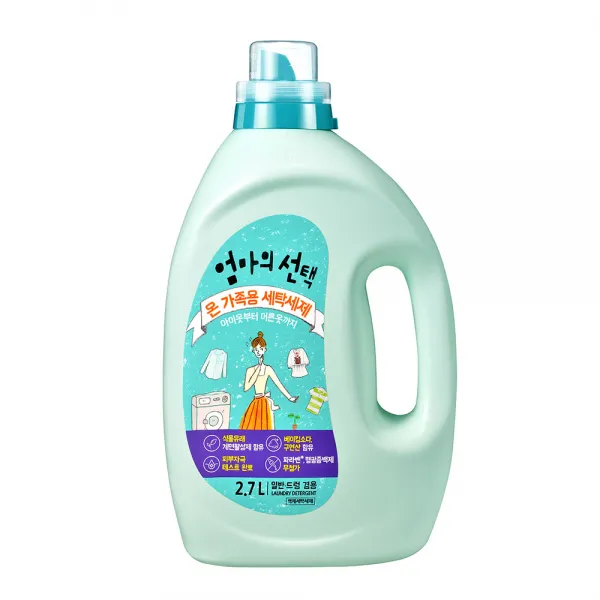 엄마의선택 액체세제 용기, 2.7L, 1개