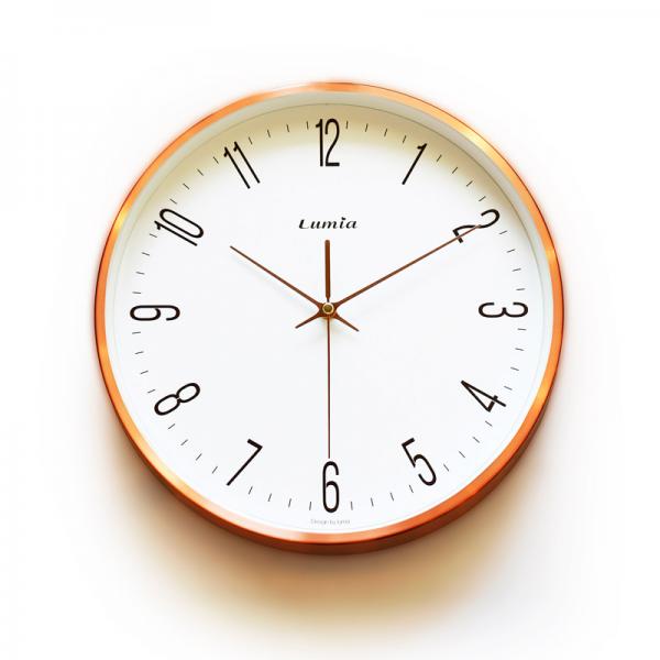 루미아 감각적인 인테리어 무소음 벽시계 Ro501 로이어 화이트