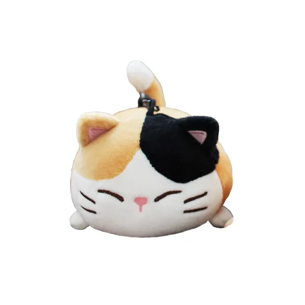 메세 모찌모찌 고양이 인형 가방고리 키링, 까망