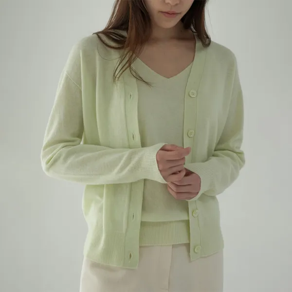 우드세이지 여성용 홀가 캐시 가디건