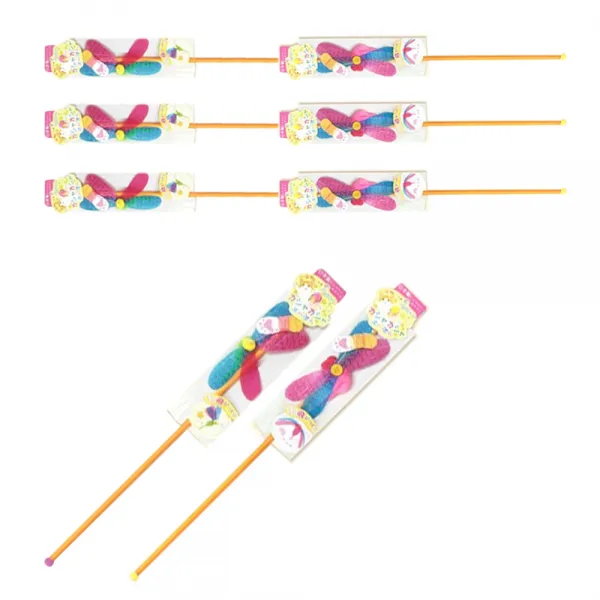 카샤카샤 고양이 붕붕 막대 장난감 2종 x 4p 세트, 잠자리, 벌, 1세트
