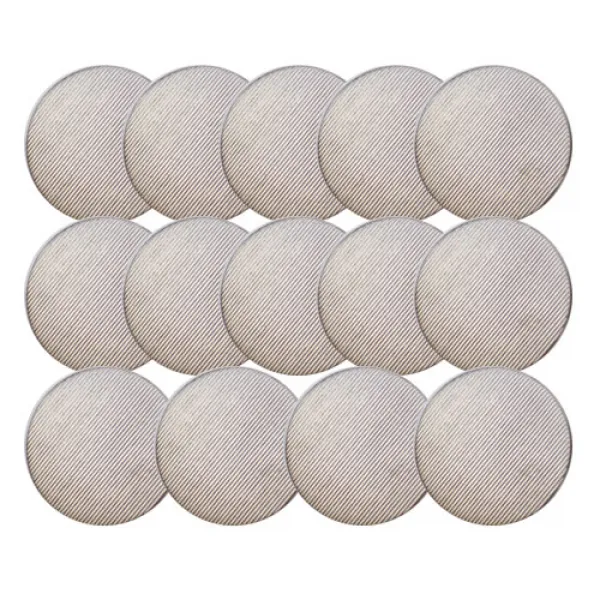 동대문단추왕 사출 금속 보석 단추 라인 30mm, 무광니켈, 14개