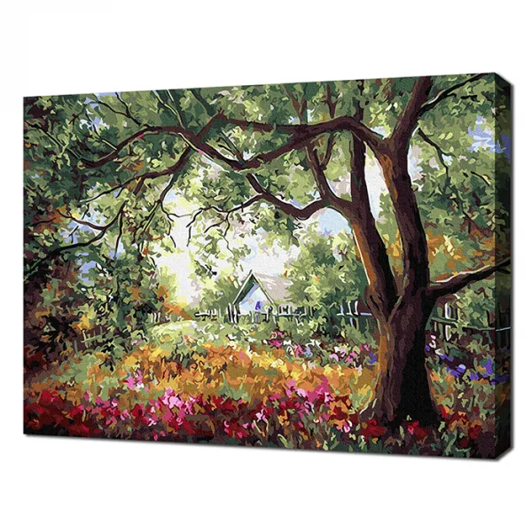 에코솔 셀프페인팅 27색 풍경화 Diy 명화 그리기 40 X 50 Cm 빨강머리 앤 제비꽃 골짜기