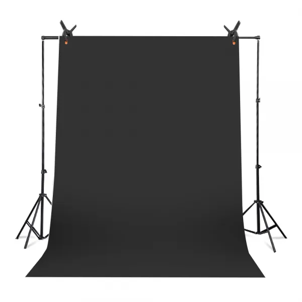 유튜브 인스타 사진 촬영 뒷배경 프리미엄 링클프리 배경천 2 x 2.8m, 단일상품(블랙), 1개