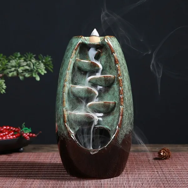 올나인 에이홉 계곡 인센스 홀더, 그린