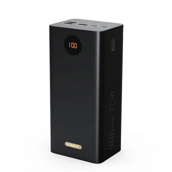 로모스 PEA60 고속충전 대용량 보조배터리 60000mAh 멀티단자, 블랙