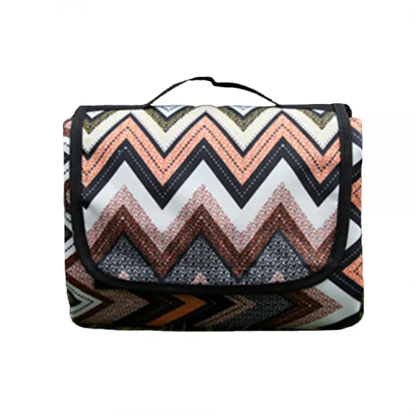 북유럽풍 접이식 방수 돗자리 브라운