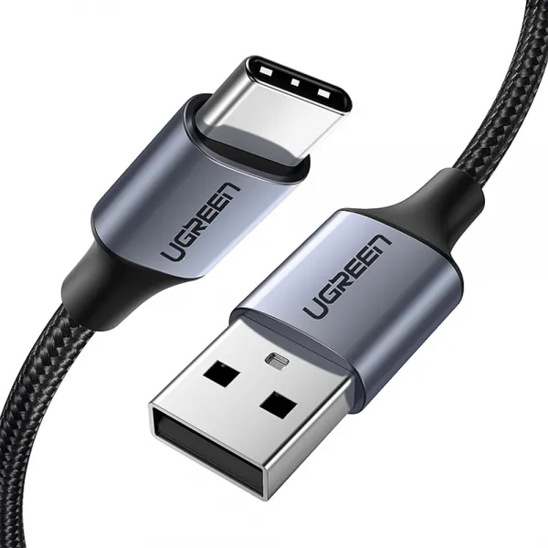 유그린 고급형 C타입 to USB 퀵차지 고속충전 케이블, 혼합색상, 0.25m