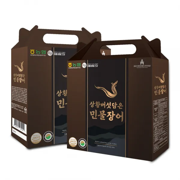 미쁨생활건강 상황버섯 담은 민물장어 건강즙 30p, 2개, 2100ml