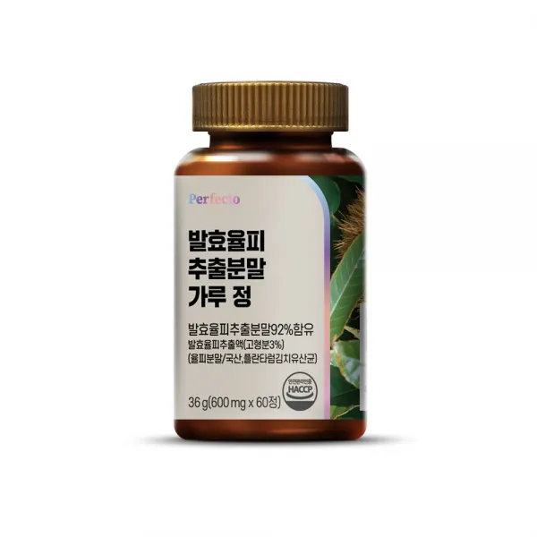 퍼펙토 발효율피 추출분말 가루 36g, 60정, 1개