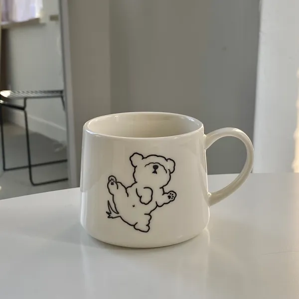 떡국누나 코코넨네 머그컵, 혼합색상, 1개