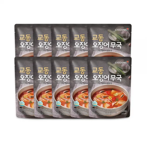 교동식품 오징어무국, 500g, 10개