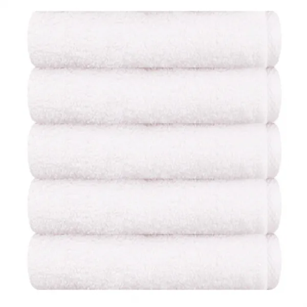 송월타월 팔로우 고급 호텔수건 200g 40수 코마사, 화이트, 5개