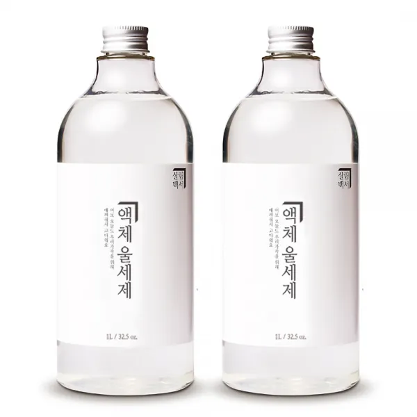 살림백서 액체 울세제, 2개, 1L