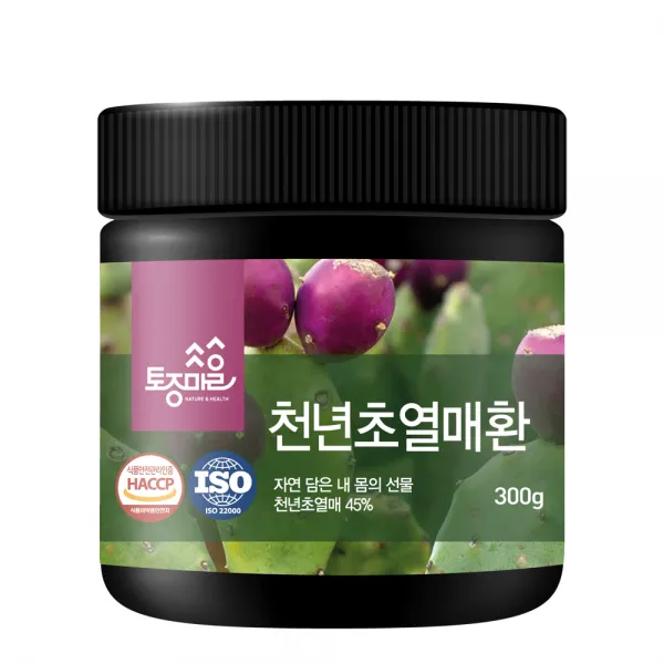 토종마을 천년초 열매환, 1개, 300g