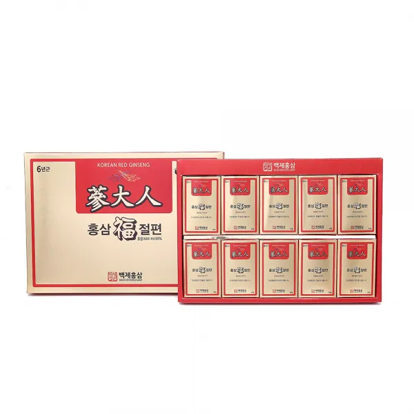 삼대인 6년근 벌꿀 복 절편 홍삼 말랭이