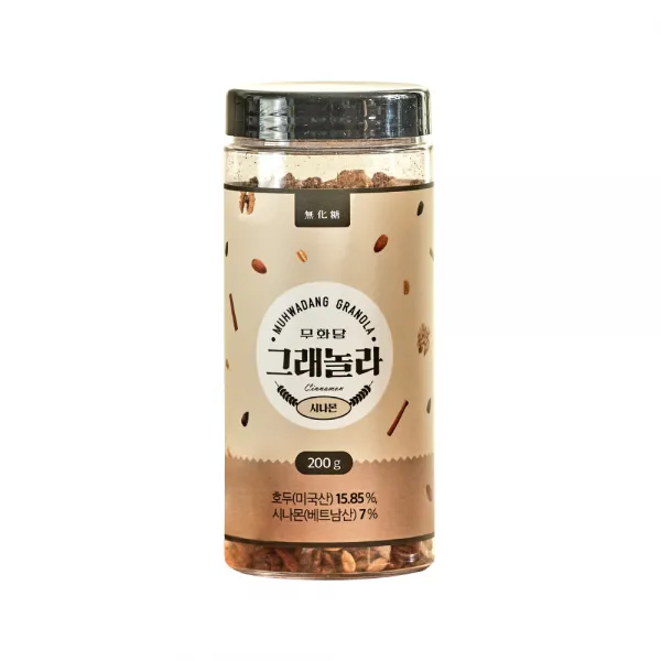 무화당 고단백 저당 그래놀라 시나몬, 200g, 1개