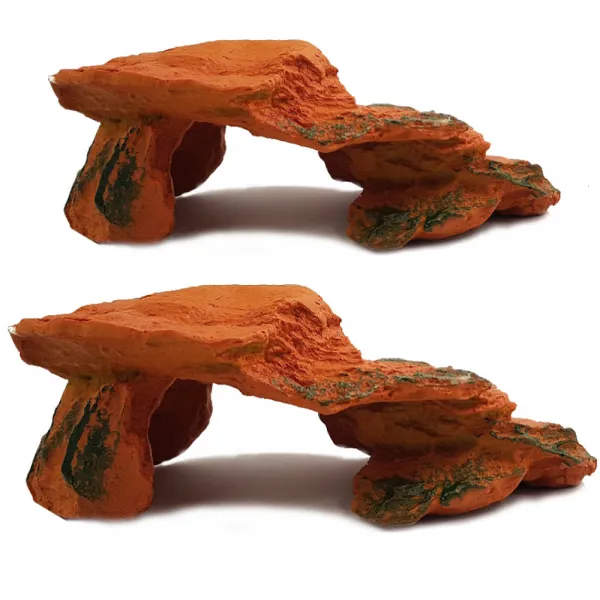 노모이펫 웨이브락 바스킹데크 거북이쉼터 25.5 x 15 x 8.5 cm NS-41, 2개