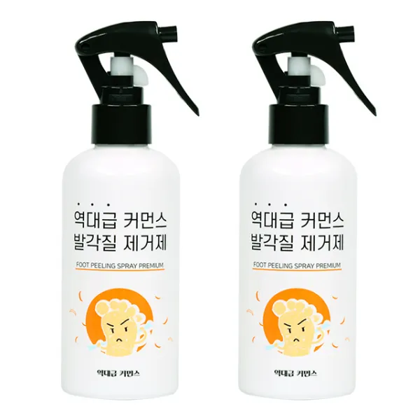 역대급커먼스 발각질 제거제 풋 필링 스프레이 200ml, 200ml, 2개