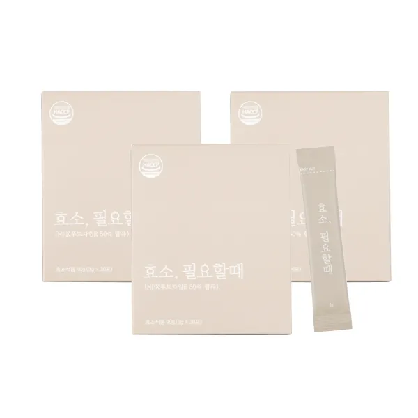 효소 필요할때 30p, 3개, 90g