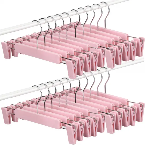 보니온 소프트 집게 바지걸이, 핑크, 20개