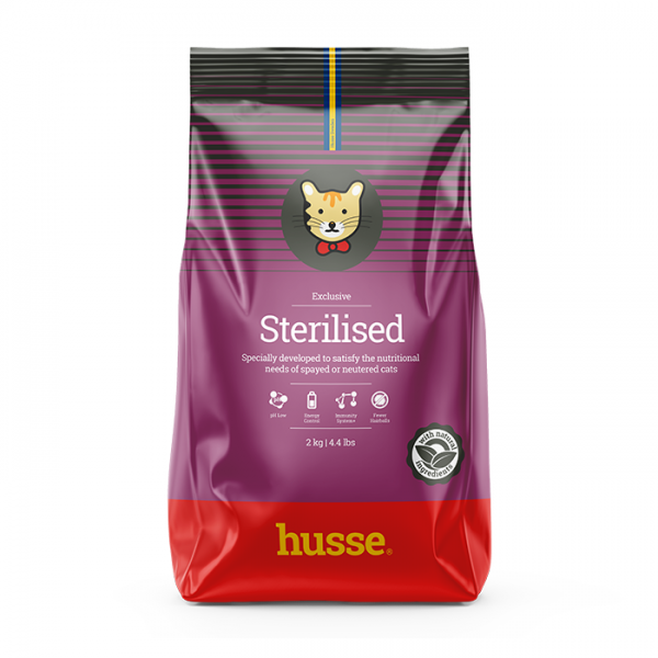 후새 익스클루시브 스터럴라이즈드 고양이 건식사료, 닭, 2kg, 1개