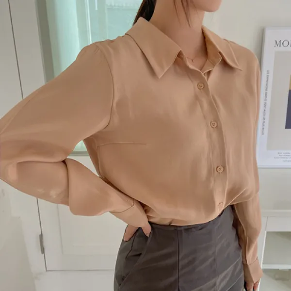 로미스토리 루즈핏 무드 블라우스