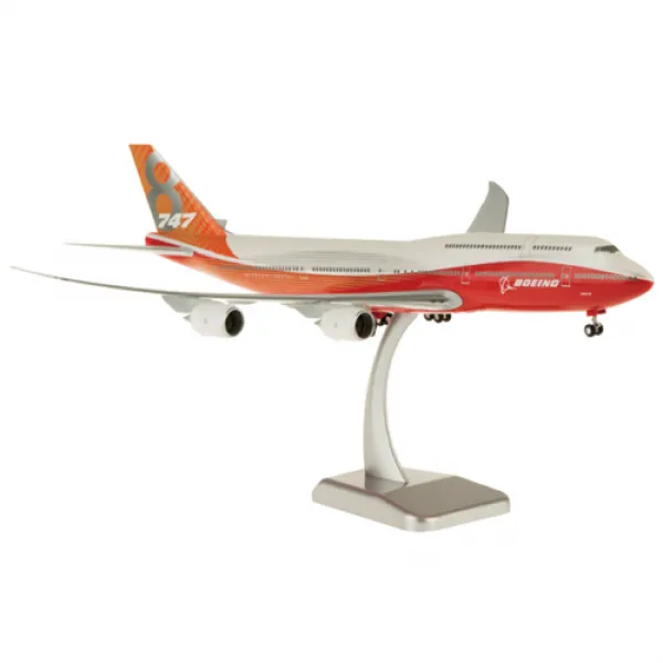 호간윙스 레프리카 1/200 B747-8 보잉 하우스 ROLL OUT 모형비행기 HG910864, 혼합색상