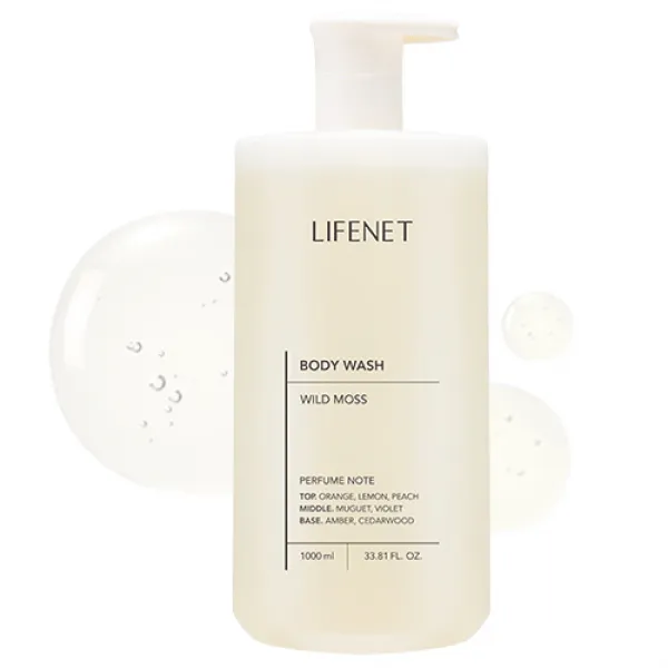 라이프넷 바디워시 와일드 모스, 1000ml, 1개