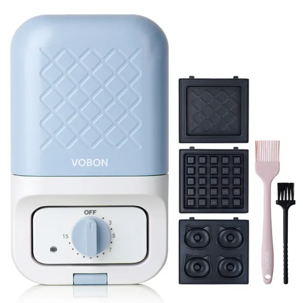 보본 다이얼 스핀오프 와플 샌드위치 메이커 블루 Vb Sm293bc