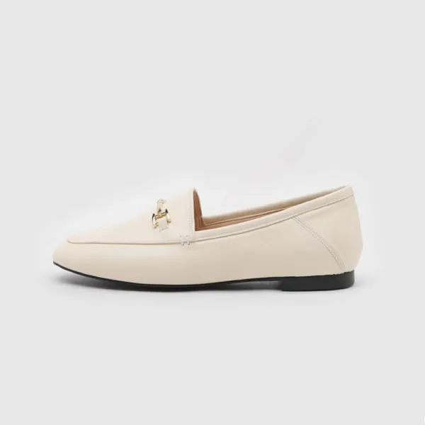 사뿐 여성용 스커닝 인조가죽 로퍼