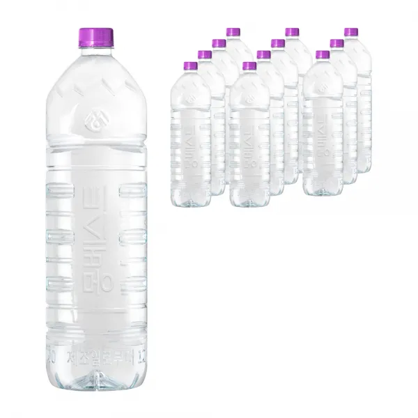 몽베스트 위드어스 무라벨 생수, 12개, 2L