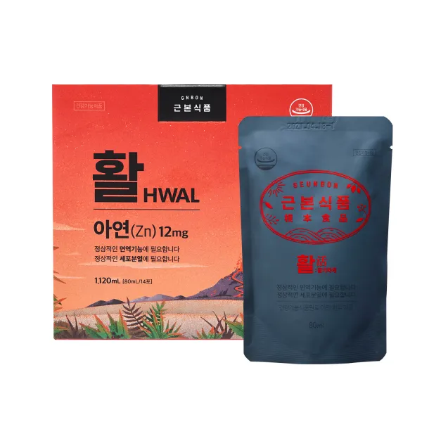 근본식품 마시는 피로회복제 활, 14개, 80ml