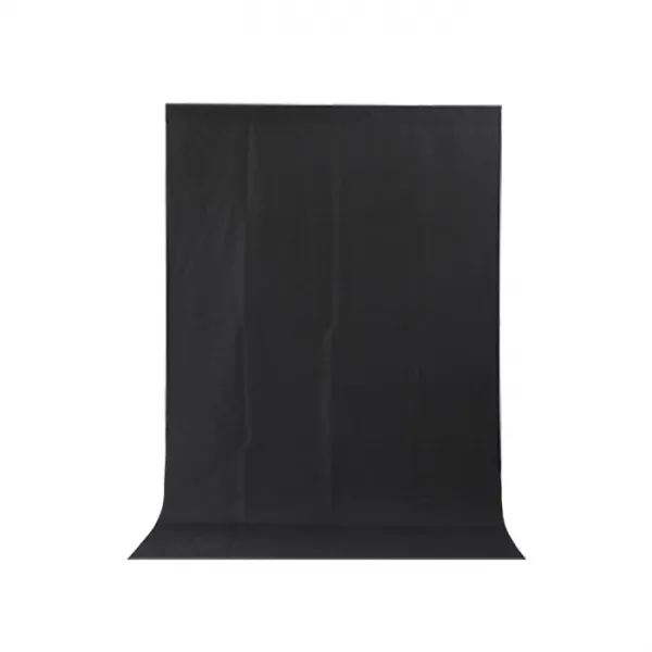 폴리천 방송 촬영 배경천 크로마키 스크린 2 x 3 m, 블랙, 1개