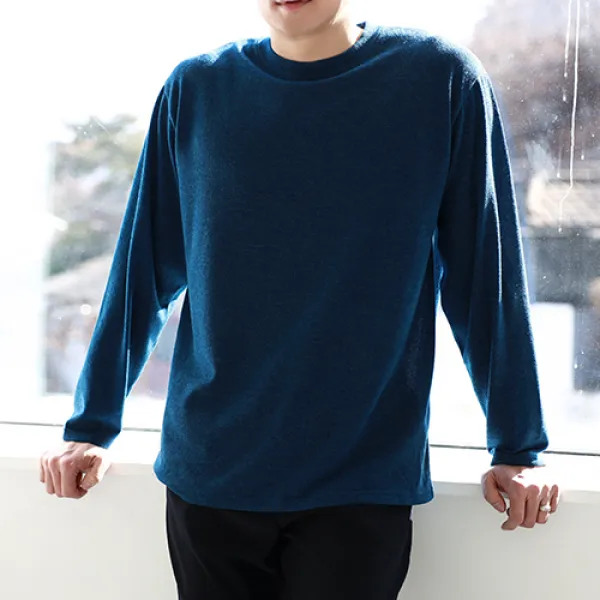크램프 니트지 라운드티