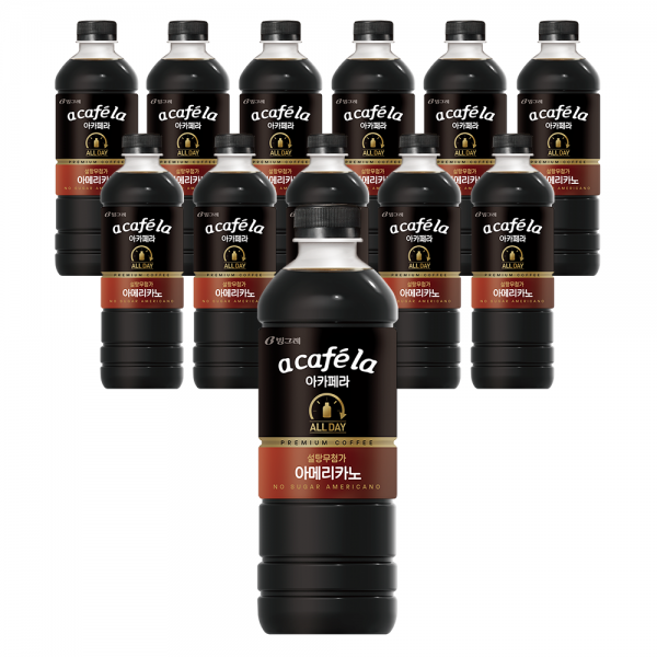 아카페라 올데이 아메리카노, 1000ml, 12개