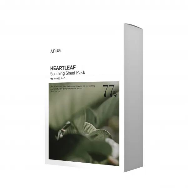 아누아 어성초 77 진정 시트 마스크팩 25ml, 10개입, 1개