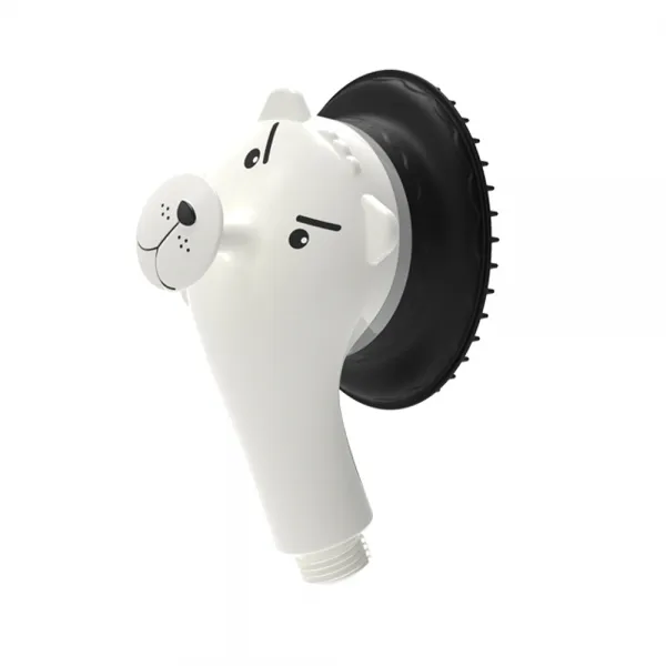 제이더블유 캐릭터 힐링 ON OFF 2버튼 샤워헤드 강아지, 1개