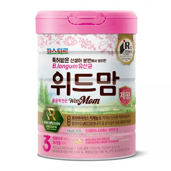 파스퇴르 위드맘 제왕 분유 3단계, 750g, 1개