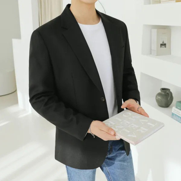 맨타임 남성용 Pql. 스탠다드 고급 싱글 블레이져