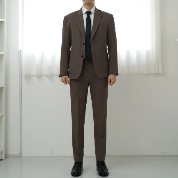 팀스핏 남성용 빅사이즈 캐주얼 정장 자켓 + 바지 세트