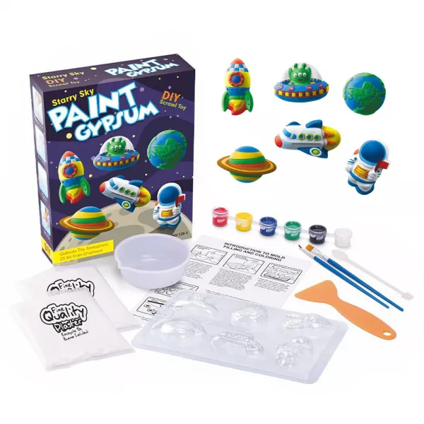 티처스 컬러링 석고모형 냉장고자석 만들기 세트 우주 1세트