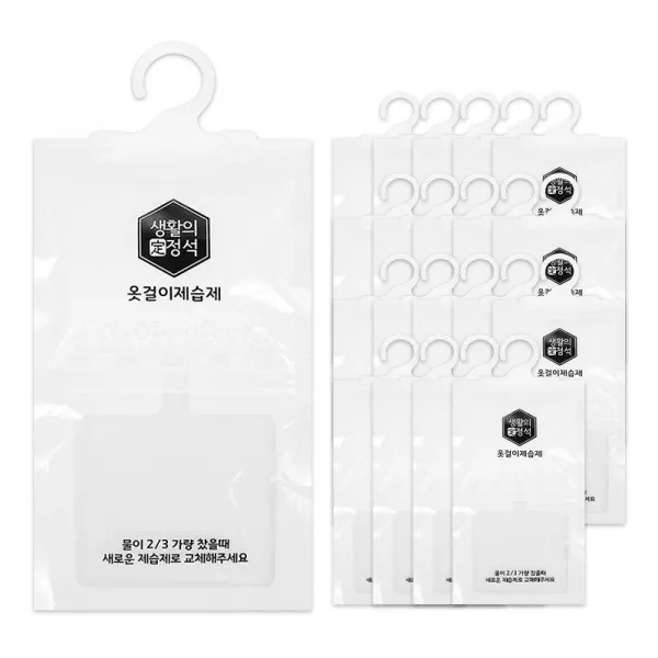 생활의정석 옷걸이 제습제, 100g, 20개