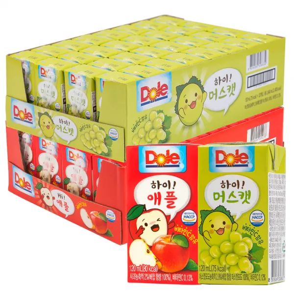 돌 하이 애플 32p + 하이 머스캣 주스 32p 3840ml 1세트