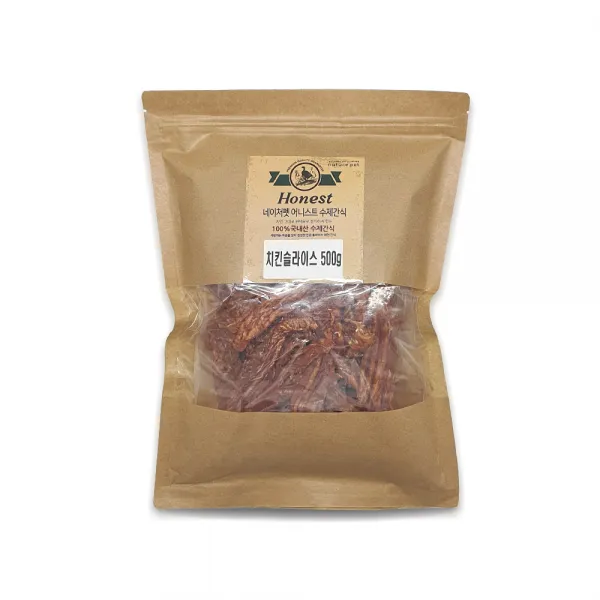 네이처펫 어니스트 강아지 간식 500g, 1개, 닭고기