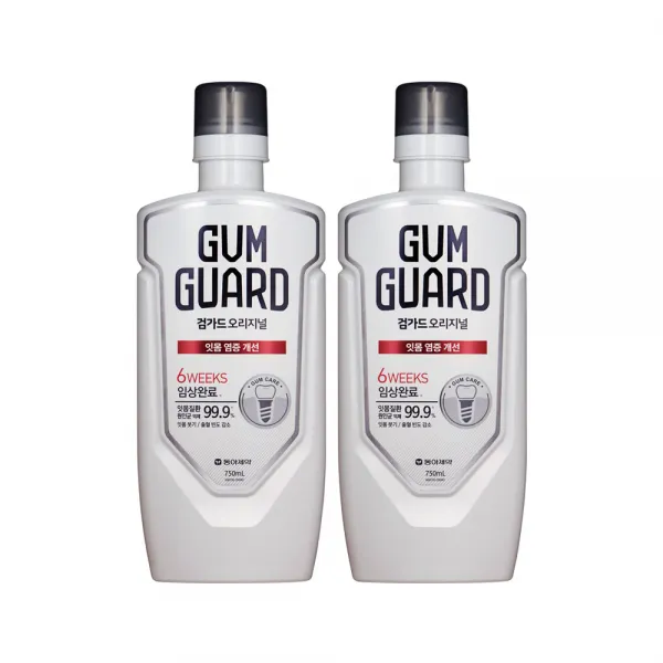 검가드 오리지널 구강청결제, 750ml, 2개