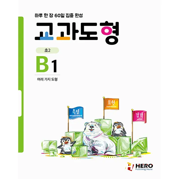 교과도형 B1: 여러 가지 도형:하루 한 장 60일 집중 완성, HERO